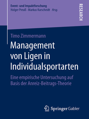 cover image of Management von Ligen in Individualsportarten